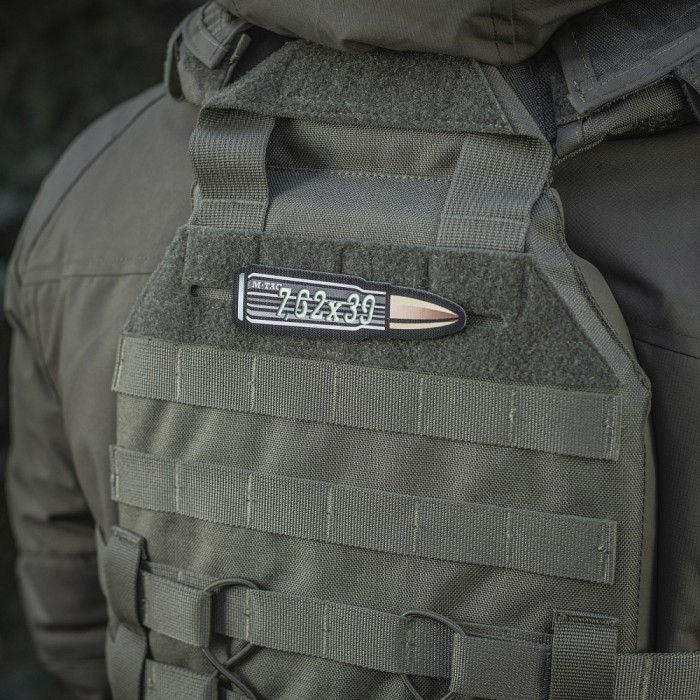 M-Tac нашивка 7,62x39 Ammo Black/GID M-Tac нашивка 7,62x39 Ammo Black/GID