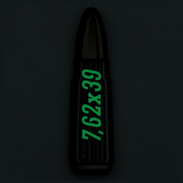 M-Tac нашивка 7,62x39 Ammo Black/GID
