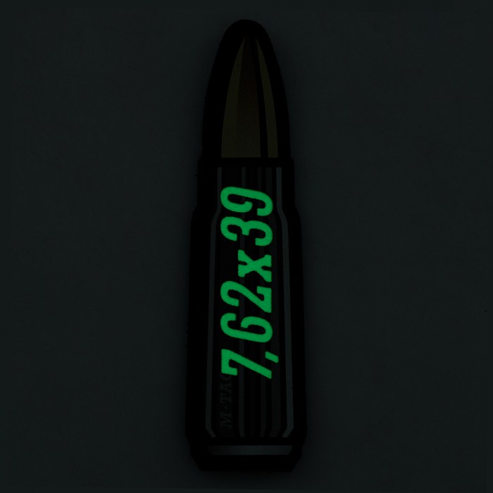 M-Tac нашивка 7,62x39 Ammo Black/GID M-Tac нашивка 7,62x39 Ammo Black/GID