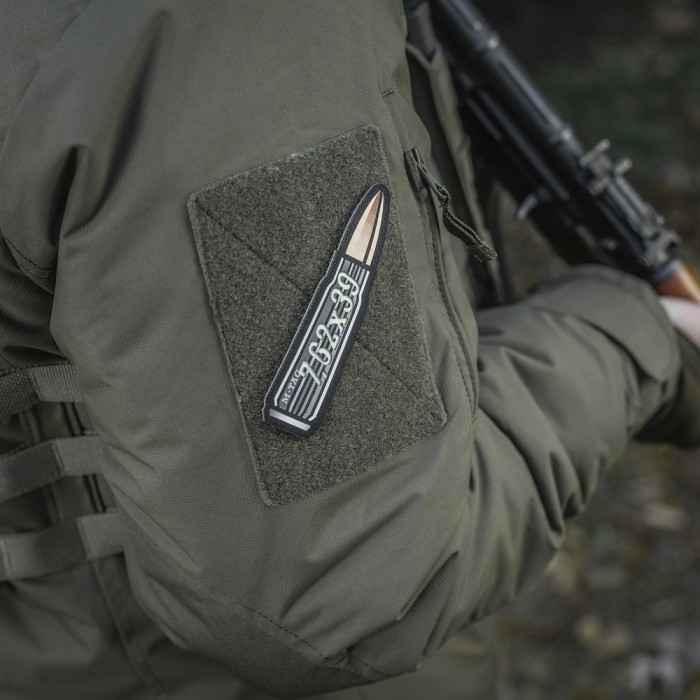 M-Tac нашивка 7,62x39 Ammo Black/GID M-Tac нашивка 7,62x39 Ammo Black/GID