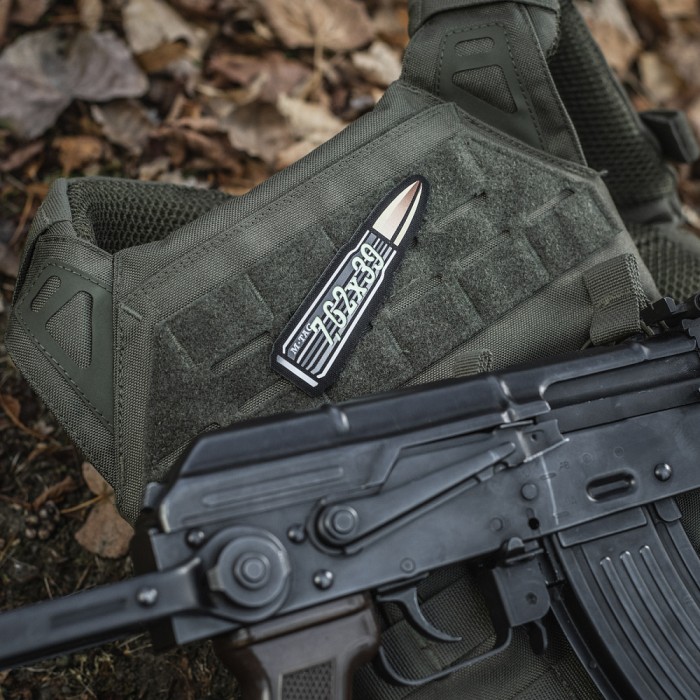 M-Tac нашивка 7,62x39 Ammo Black/GID M-Tac нашивка 7,62x39 Ammo Black/GID