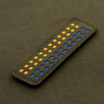 M-Tac нашивка прапор України 25х80 Laser Cut Ranger Green