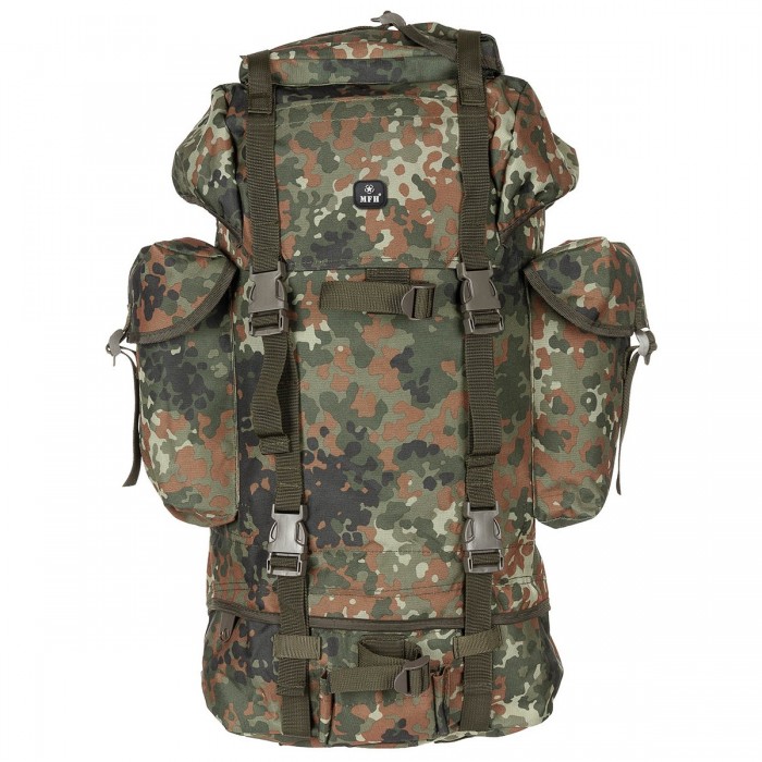 MFH Рюкзак тактический BW 65L FLECKTARN 65л, Flecktarn MFH Рюкзак тактический BW 65L FLECKTARN 65л, Flecktarn