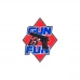 Наліпка на липучці Helikon-Tex "GUN IS FUN", Червоний