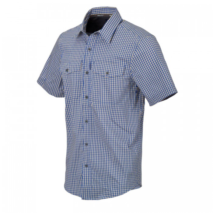 Рубашка Helikon-Tex Covert Concealed Carry Short Sleeve Shirt Голубая, Голубой Рубашка Helikon-Tex Covert Concealed Carry Short Sleeve Shirt Голубая, Голубой