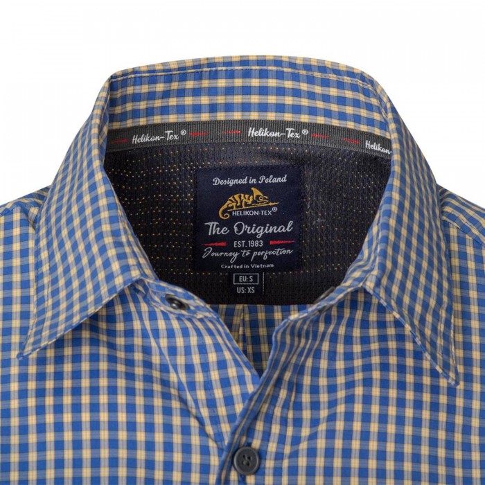 Рубашка Helikon-Tex Covert Concealed Carry Short Sleeve Shirt Голубая, Голубой Рубашка Helikon-Tex Covert Concealed Carry Short Sleeve Shirt Голубая, Голубой