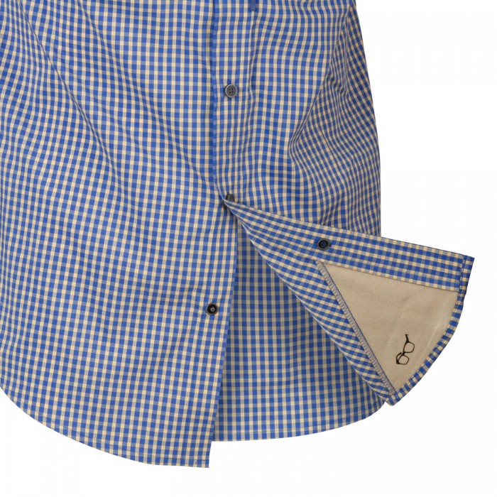 Рубашка Helikon-Tex Covert Concealed Carry Short Sleeve Shirt Голубая, Голубой Рубашка Helikon-Tex Covert Concealed Carry Short Sleeve Shirt Голубая, Голубой