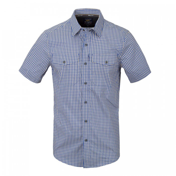 Рубашка Helikon-Tex Covert Concealed Carry Short Sleeve Shirt Голубая, Голубой Рубашка Helikon-Tex Covert Concealed Carry Short Sleeve Shirt Голубая, Голубой