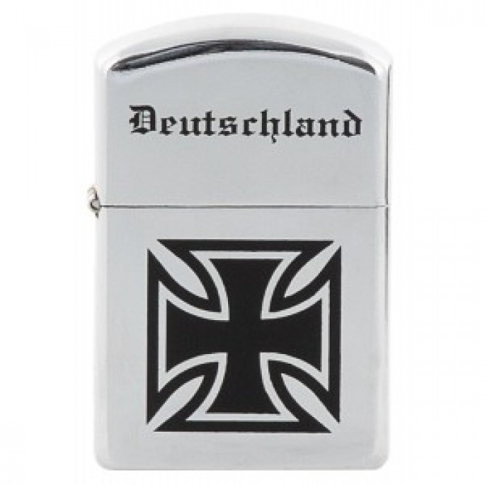 Запальничка бензинова Windproof Lighter, chrome polished, "Deutschland",Сріблястий Запальничка бензинова Windproof Lighter, chrome polished, "Deutschland",Сріблястий