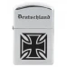 Запальничка бензинова Windproof Lighter, chrome polished, "Deutschland",Сріблястий