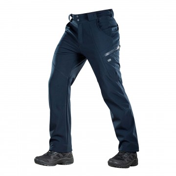 Штани тактичні зимові M-Tac Soft Shell Winter, Navy Blue