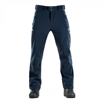 Штани тактичні зимові M-Tac Soft Shell Winter, Navy Blue
