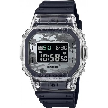 Годинник Casio DW-5600SKC-1 G-Shock., Прозорий