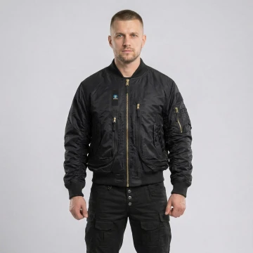 Куртка бомбер Vik-Tailor льотна, Black