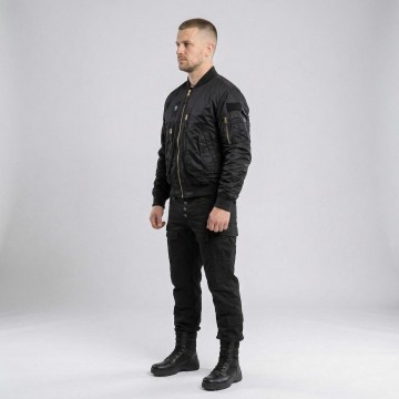 Куртка бомбер Vik-Tailor льотна, Black