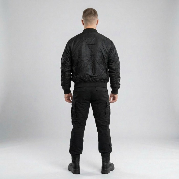 Куртка-бомбер Vik-Tailor летная, Black Куртка-бомбер Vik-Tailor летная, Black