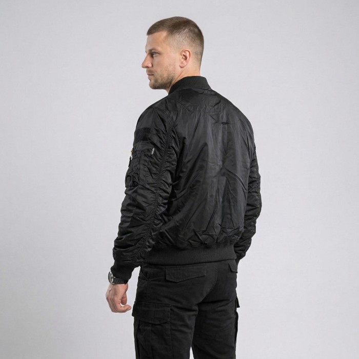 Куртка-бомбер Vik-Tailor летная, Black Куртка-бомбер Vik-Tailor летная, Black