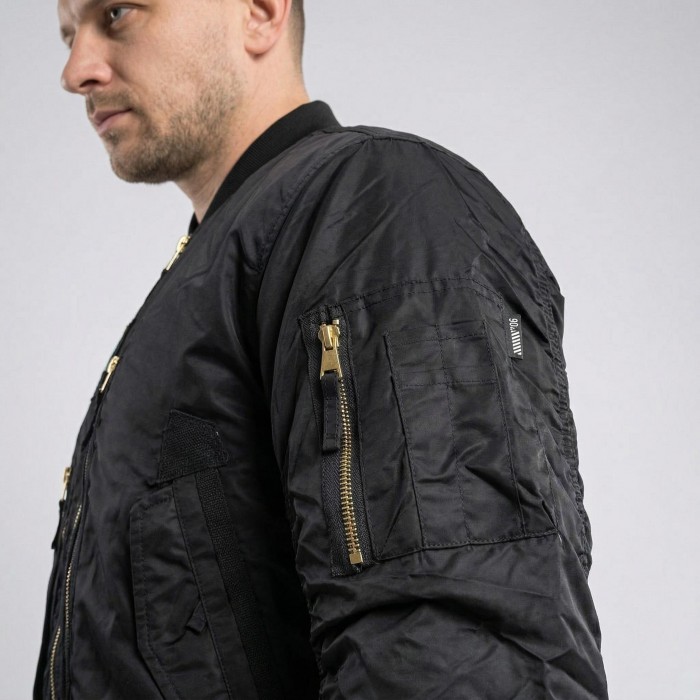 Куртка-бомбер Vik-Tailor летная, Black Куртка-бомбер Vik-Tailor летная, Black