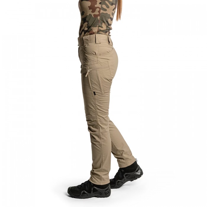 Жіночі штани тактичні демісезонні Helikon Women's UTP Resized PolyCotton Rip-Stop, Khaki Жіночі штани тактичні демісезонні Helikon Women's UTP Resized PolyCotton Rip-Stop, Khaki