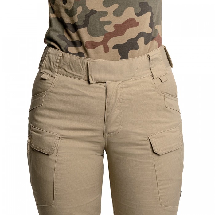 Жіночі штани тактичні демісезонні Helikon Women's UTP Resized PolyCotton Rip-Stop, Khaki Жіночі штани тактичні демісезонні Helikon Women's UTP Resized PolyCotton Rip-Stop, Khaki