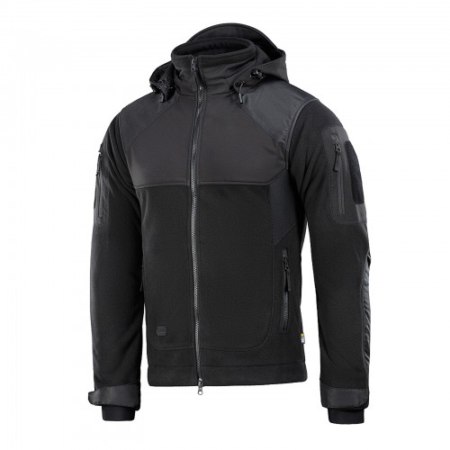 Куртка флісова M-Tac Norman Windblock Fleece, Black