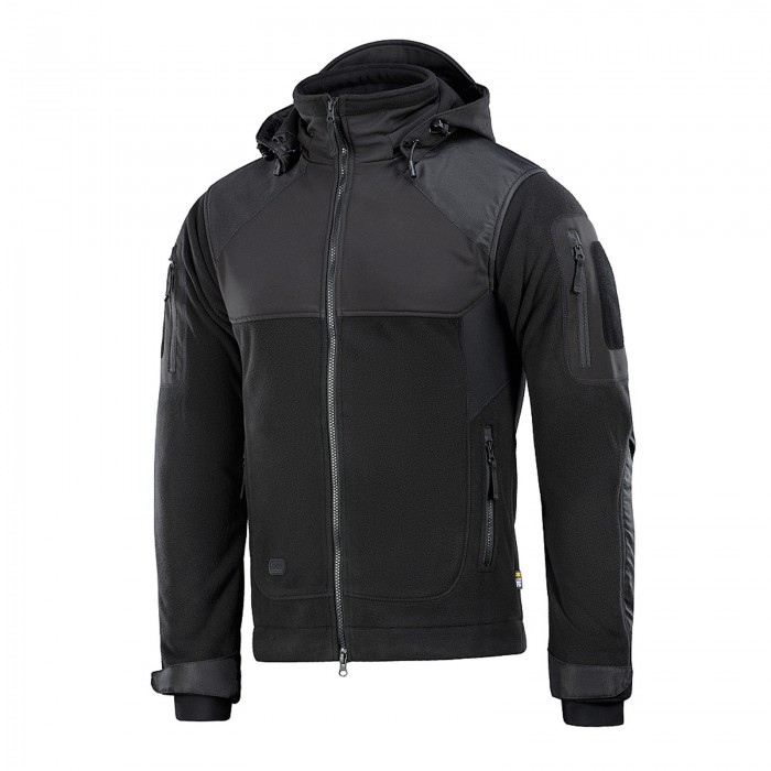 Куртка флісова M-Tac Norman Windblock Fleece, Black Куртка флісова M-Tac Norman Windblock Fleece, Black