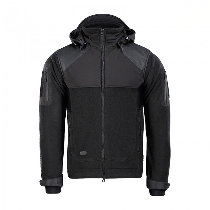 Куртка флісова M-Tac Norman Windblock Fleece, Black Куртка флісова M-Tac Norman Windblock Fleece, Black