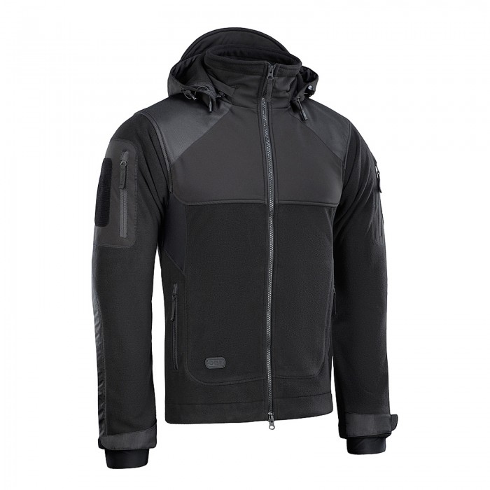 Куртка флісова M-Tac Norman Windblock Fleece, Black Куртка флісова M-Tac Norman Windblock Fleece, Black