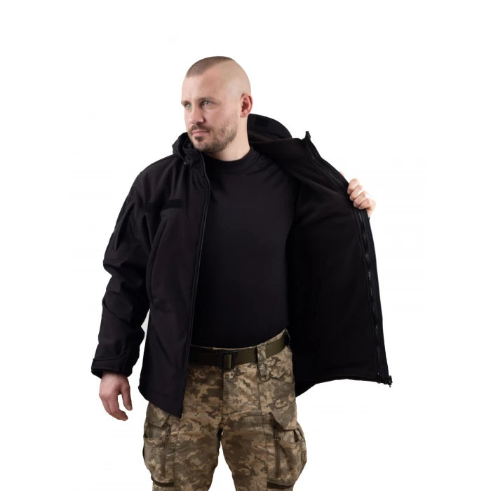 Куртка Vik-Tailor с флисовой кофтой Softshell, Black Куртка Vik-Tailor с флисовой кофтой Softshell, Black