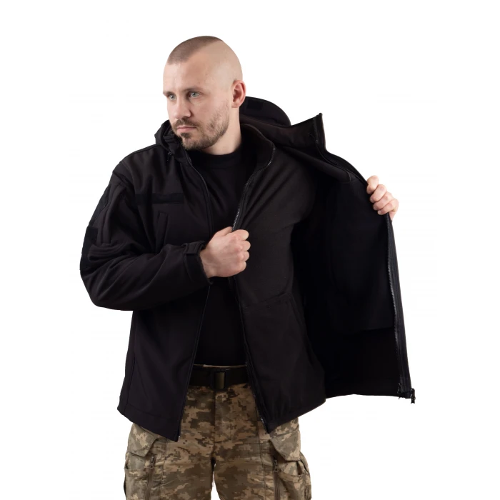 Куртка Vik-Tailor с флисовой кофтой Softshell, Black Куртка Vik-Tailor с флисовой кофтой Softshell, Black