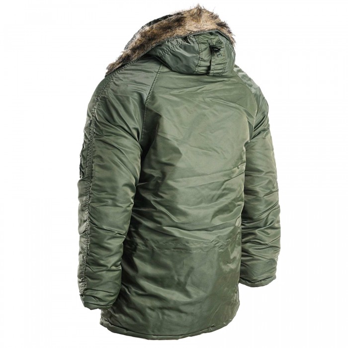 Куртка парка Аляска з хутром US N3B TEESAR® PARKA Оливкова Куртка парка Аляска з хутром US N3B TEESAR® PARKA Оливкова