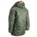 Куртка парка Аляска з хутром US N3B TEESAR® PARKA Оливкова