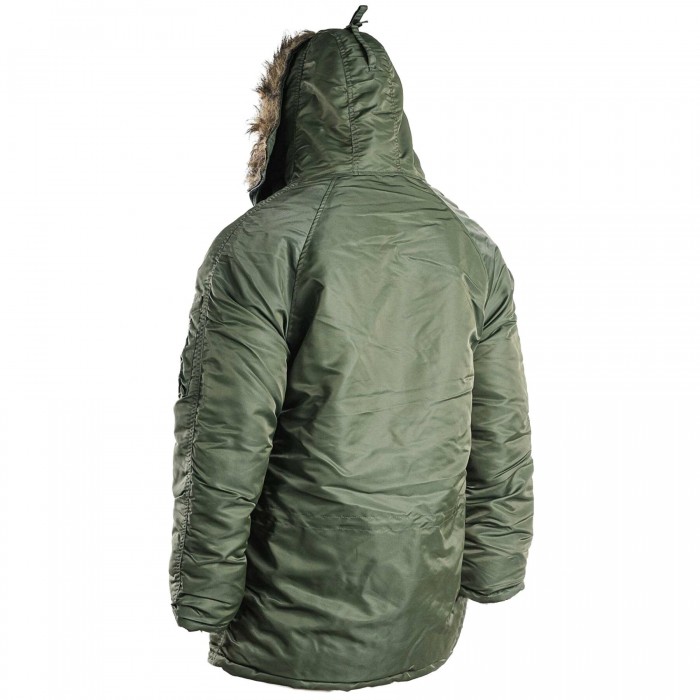 Куртка парка Аляска з хутром US N3B TEESAR® PARKA Оливкова Куртка парка Аляска з хутром US N3B TEESAR® PARKA Оливкова