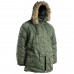 Куртка парка Аляска з хутром US N3B TEESAR® PARKA Оливкова