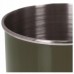 Кружка стальна MIL-TEC 500ml з карабіном Olive