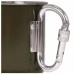 Кружка стальна MIL-TEC 500ml з карабіном Olive