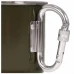 Кружка стальная MIL-TEC 500ml с карабином Olive