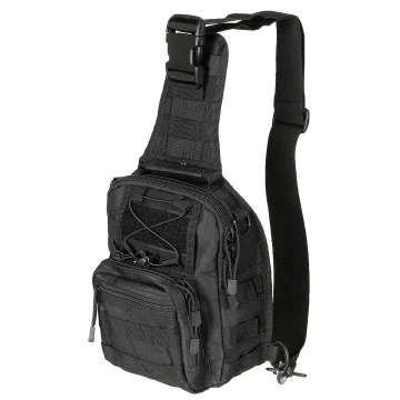 Сумка однолямочная MOLLE 7л Чёрный, Black