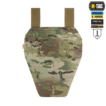 Фартух протиуламковий з балістичним пакетом 1 клас (BRONYX) M-Tac Laser Cut, MultiCam