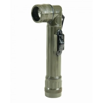 Тактический светодиодный фонарь MIL-TEC LED Medium Anglehead Flashlight Olive