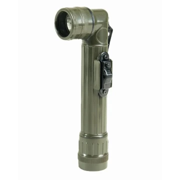 Тактичний світлодіодний ліхтар MIL-TEC LED Medium Anglehead Flashlight Olive