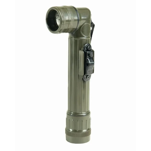 Тактичний світлодіодний ліхтар MIL-TEC LED Medium Anglehead Flashlight Olive