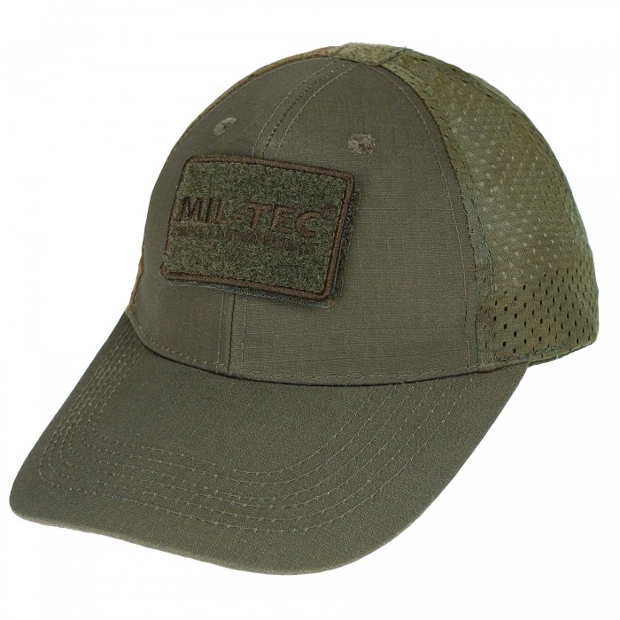 Бейсболка MIL-TEC Net Baseball Cap Olive с сеткой Бейсболка MIL-TEC Net Baseball Cap Olive с сеткой