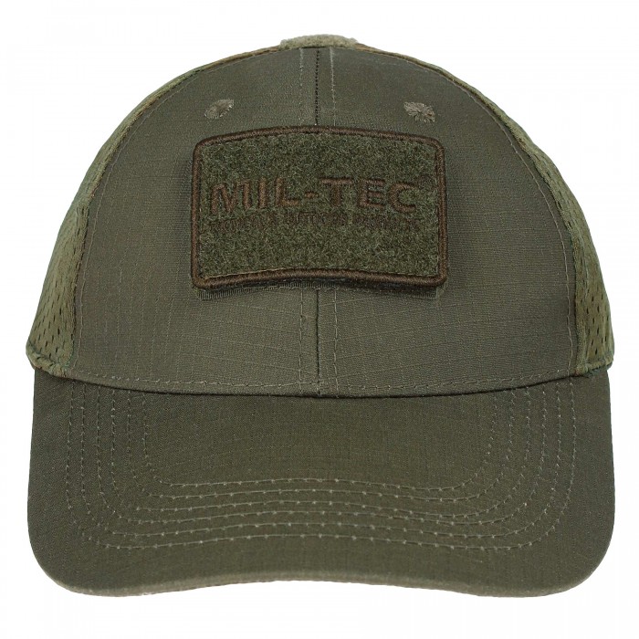 Бейсболка MIL-TEC Net Baseball Cap Olive с сеткой Бейсболка MIL-TEC Net Baseball Cap Olive с сеткой