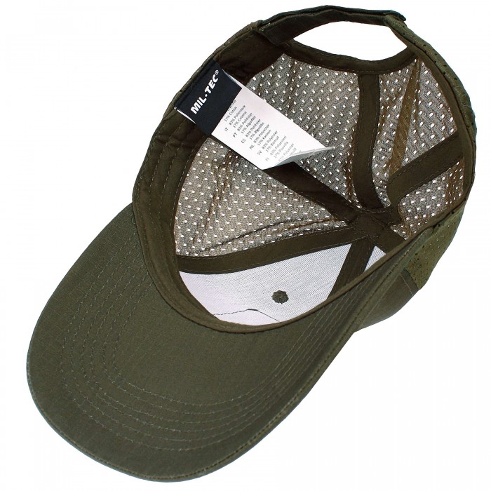 Бейсболка MIL-TEC Net Baseball Cap Olive с сеткой Бейсболка MIL-TEC Net Baseball Cap Olive с сеткой