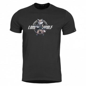 Футболка Pentagon Ageron Lone Wolf Чорний , Black