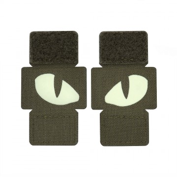 M-Tac нашивка Tiger Eyes Laser Cut (пара) Ranger Green