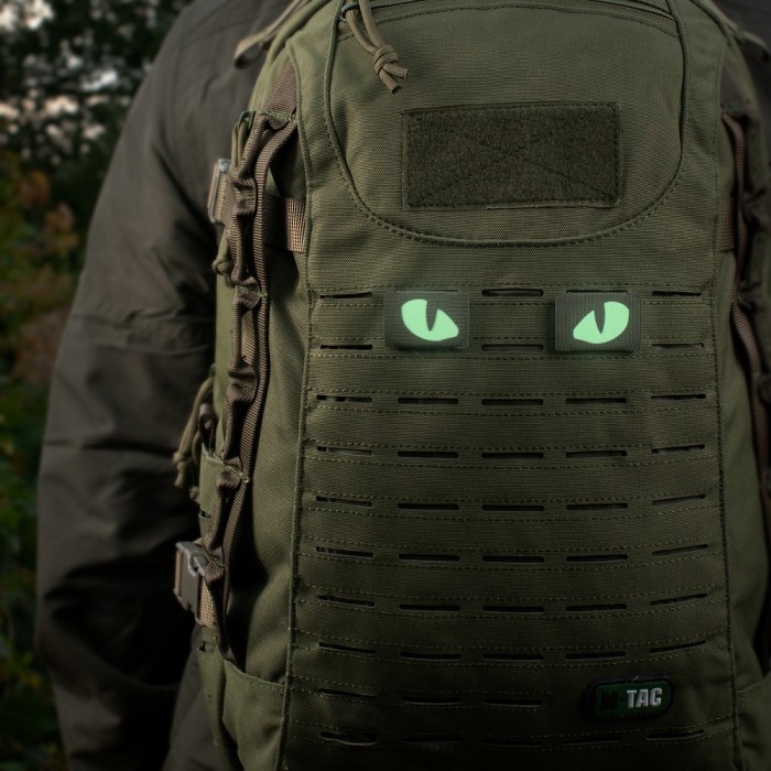 M-Tac нашивка Tiger Eyes Laser Cut (пара) Ranger Green M-Tac нашивка Tiger Eyes Laser Cut (пара) Ranger Green