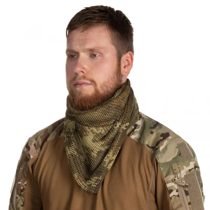 Шарф-сітка снайпера MIL-TEC Net Scarf PES 190х90 см Vegetato Шарф-сітка снайпера MIL-TEC Net Scarf PES 190х90 см Vegetato