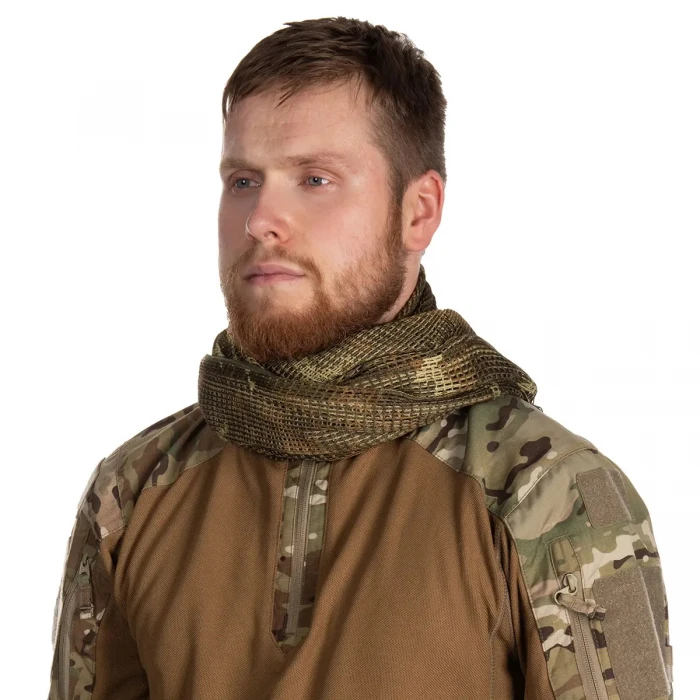 Шарф-сітка снайпера MIL-TEC Net Scarf PES 190х90 см Vegetato Шарф-сітка снайпера MIL-TEC Net Scarf PES 190х90 см Vegetato